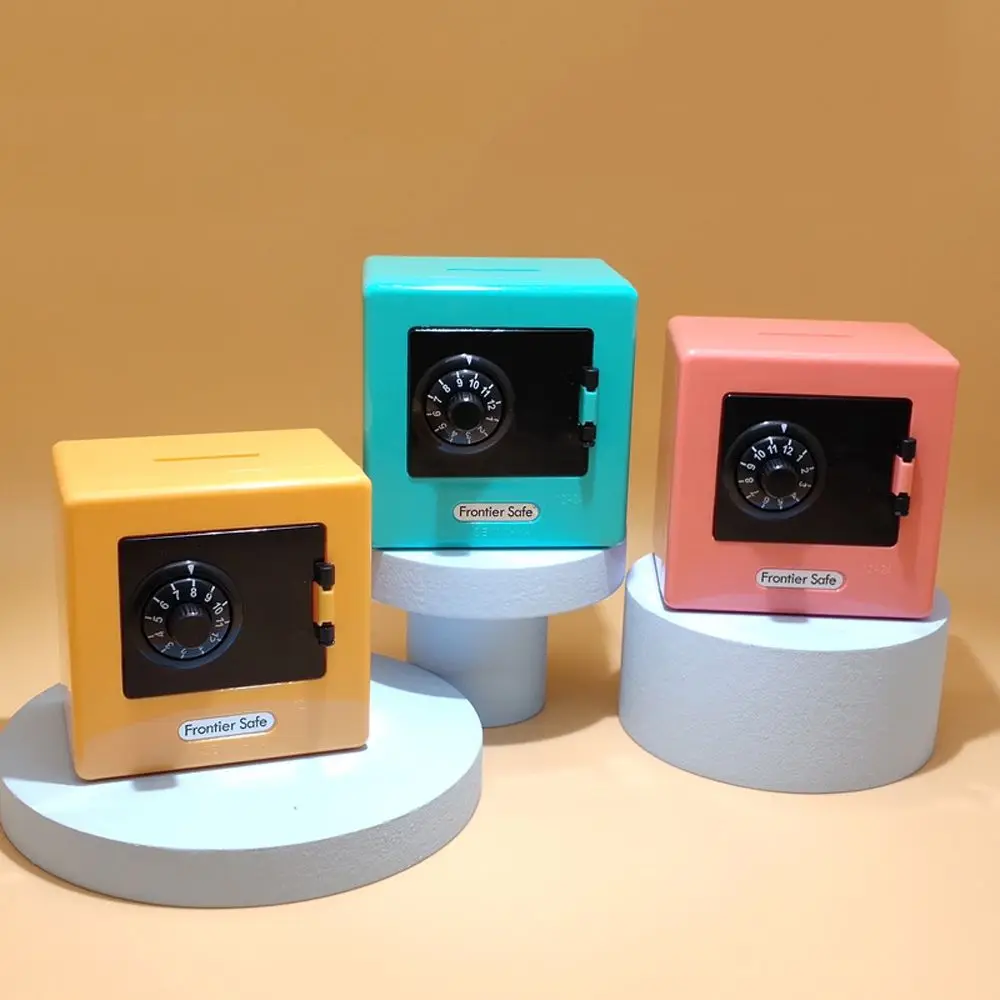 Retro ATM Rotating Password Bank Money Box Cash Coins Saving Box ATM Bank Safe Automatic Deposit Banknote Christmas Gift