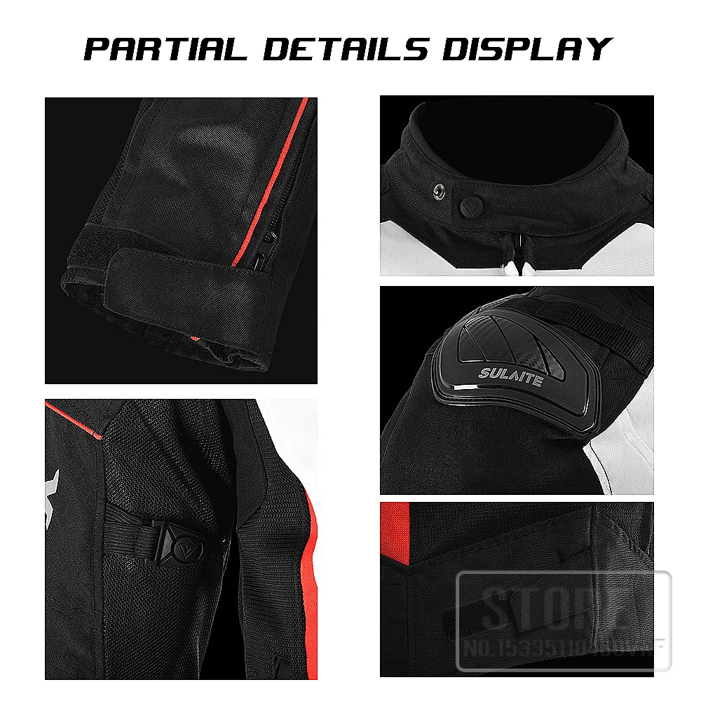 SULAITE Moto uomo giacca Jaqueta giacche Motocross pantaloni Moto  impermeabile con Linner rimovibile per 4 stagioni - AliExpress