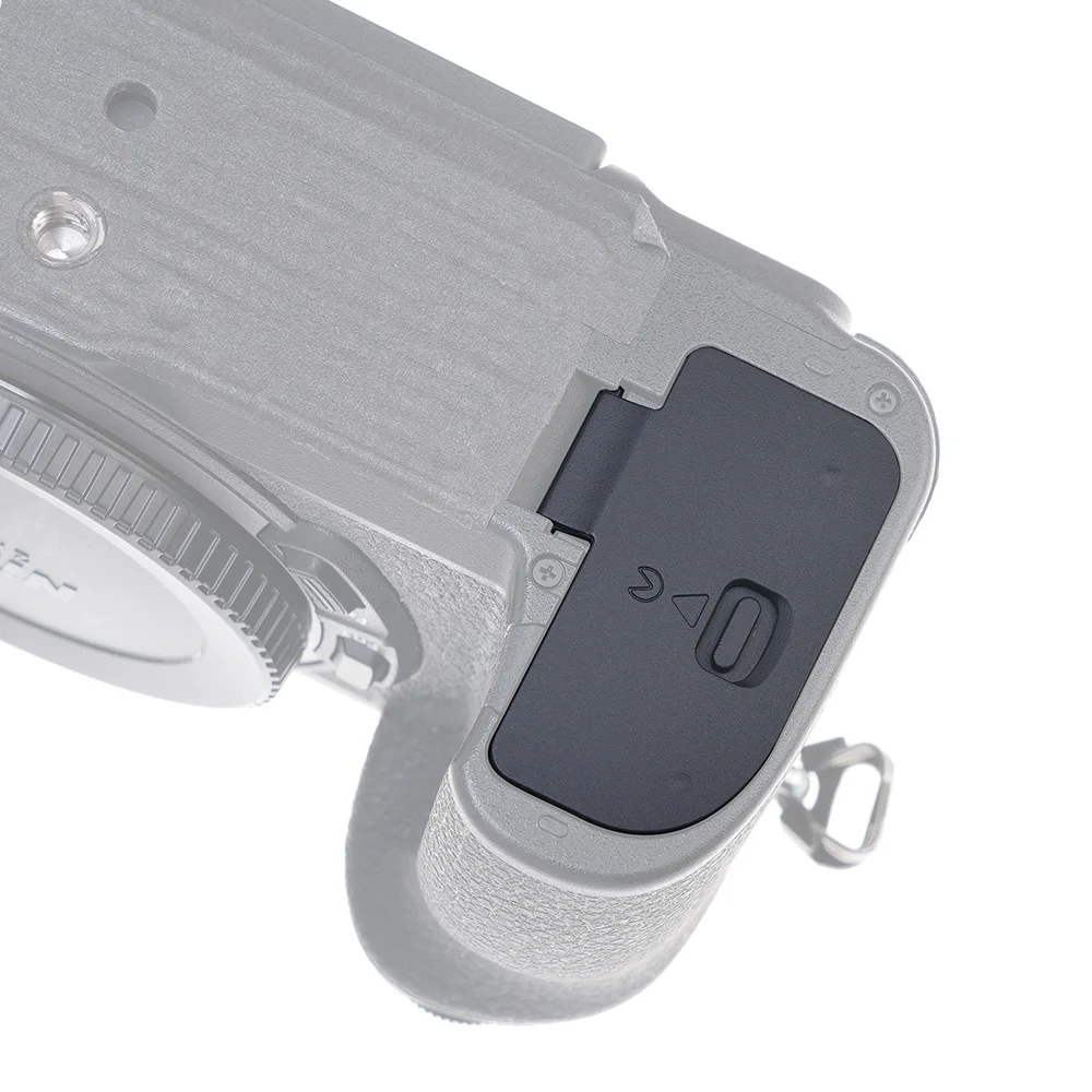 Tapa De Puerta De Batería Akozon Para Nikon Z5, Z6, Z7, Z6II, Z7II - Repuesto En Plástico Y Metal (negro)