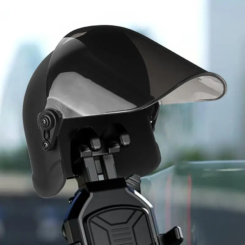 Motorcycle Phone Mount with Rainproof Sunshade and Waterproof Cover