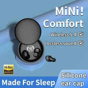 SK26 Bluetooth 5.4 Wireless Earphones Small Earbuds Sleeping Sport Invisible Headphones Bass Sound Quality Headset Sliding Cover 3