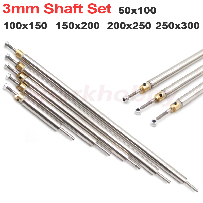 3mm Shaft Assembly Propeller Kit For RC Boat Ship Spare Parts | Shopee