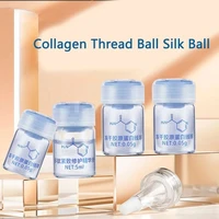 Korea Facial Hydrolyzed Silk Protein Collagen Thread Ball Serum Moisturiz Hydration Lifting Firm Fine lines Essence SkinCare 1