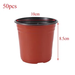 Durable Plastic Flower Pot Tray for Home Garden and Nursery Plants (10cm-50pcs)