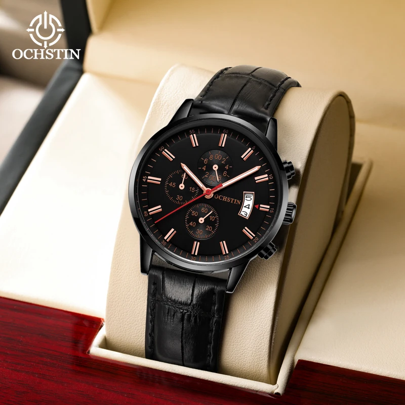 OCHSTIN Prominente Series Multifunctional Quartz Watch Europe And The United States Fine Process High-definition Luminous Watch