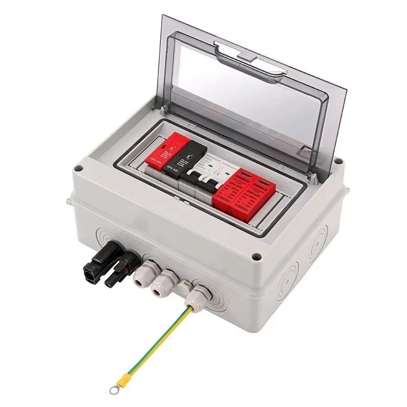 Outdoor Waterproof IP65 Bus Box 1 Input 1 Output 600V Solar Surge ...