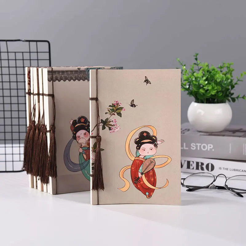 

Chinese style retro notebook, wired hand ledger, notebook