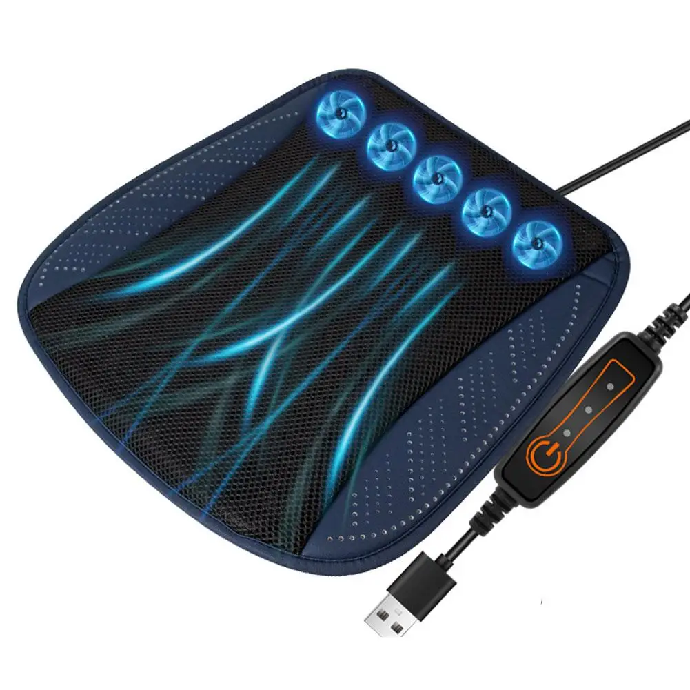funda para asiento de carro con ventilador USB, asiento de ventilación de soplado rápido, refrigeración, asiento de coche refrigerado » funda para asiento de carro con ventilador USB