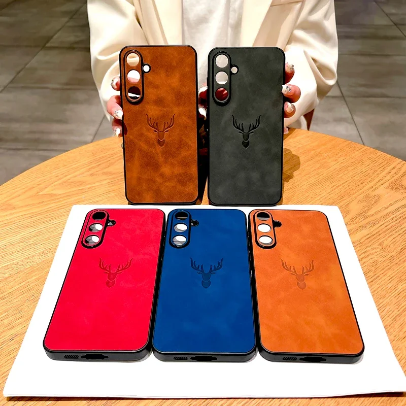 Vintage Leather Smartphone Case - Premium Protective Cover