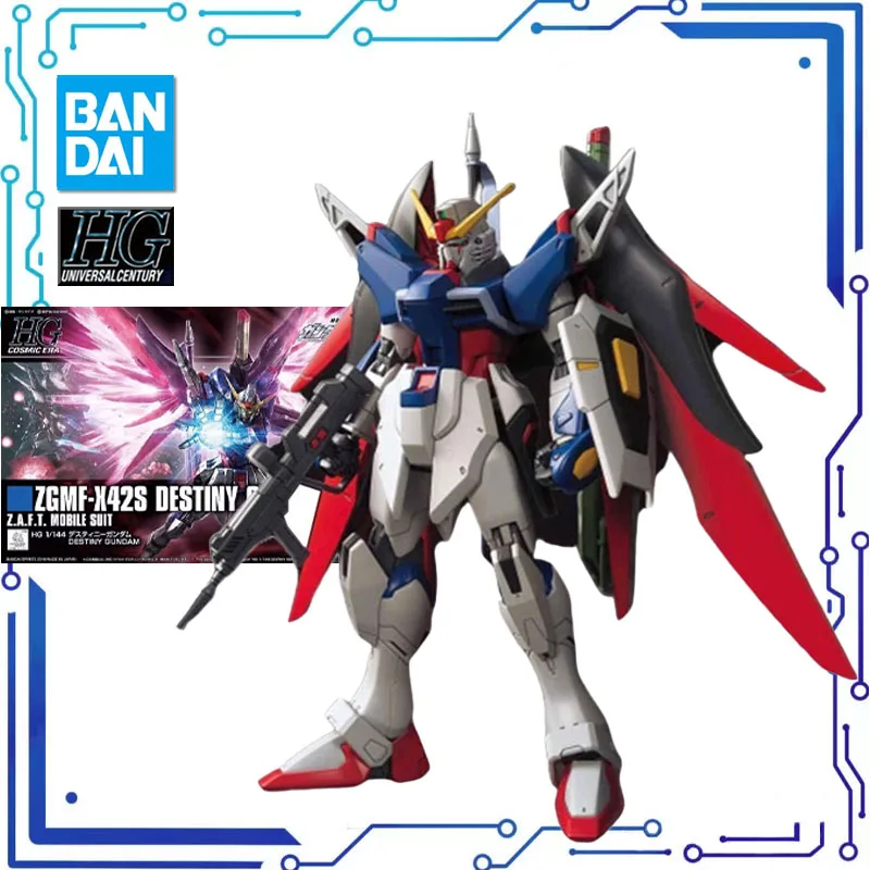 

BANDAI Anime HG 1/144 DESTINY GUNDAM ZGMF-X42S New Mobile Report Gundam Assembly Plastic Model Kit Action Toys Figures Gift