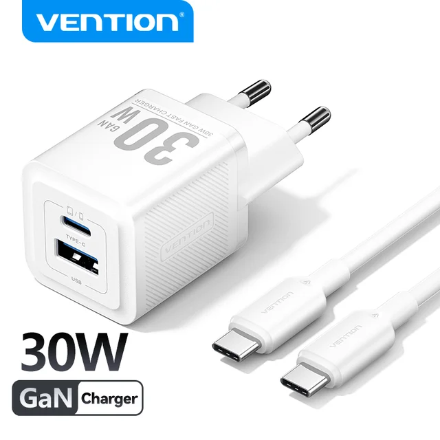 Vention GaN Charger Quick Charge 4.0 3.0 Type