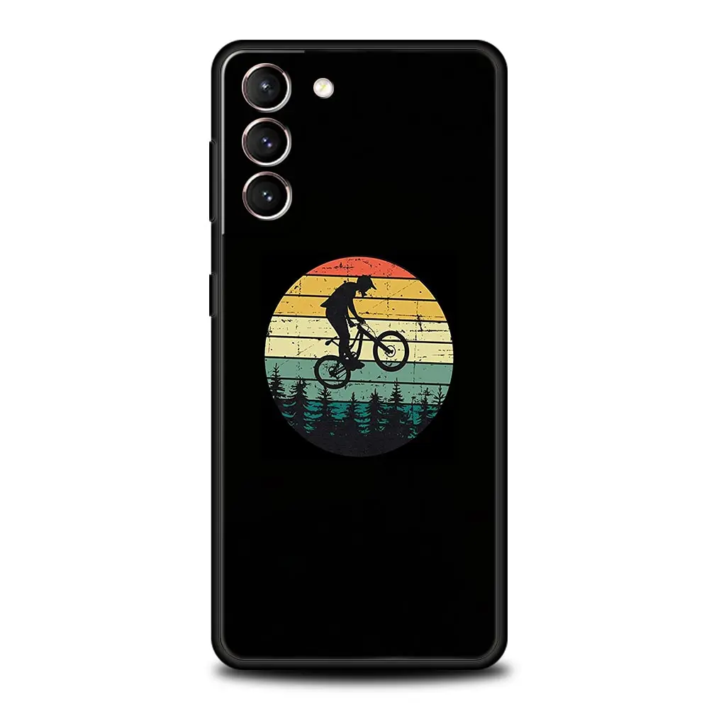 Adventure-Ready Mountain Bike Soft Silicone Phone Case