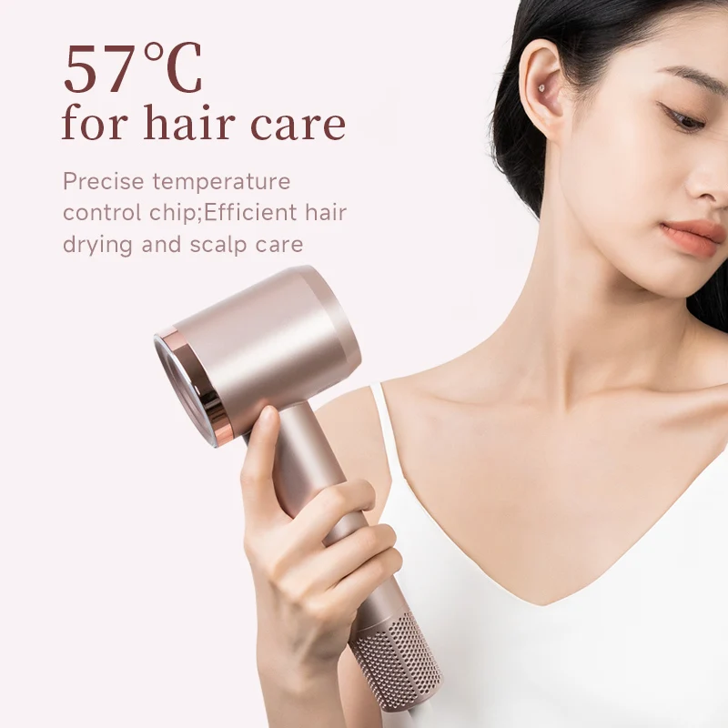 DOCO high-speed negative ion hair dryer with strong wind speed and low noise hair care, efficient hair drying for 2 minutes 4