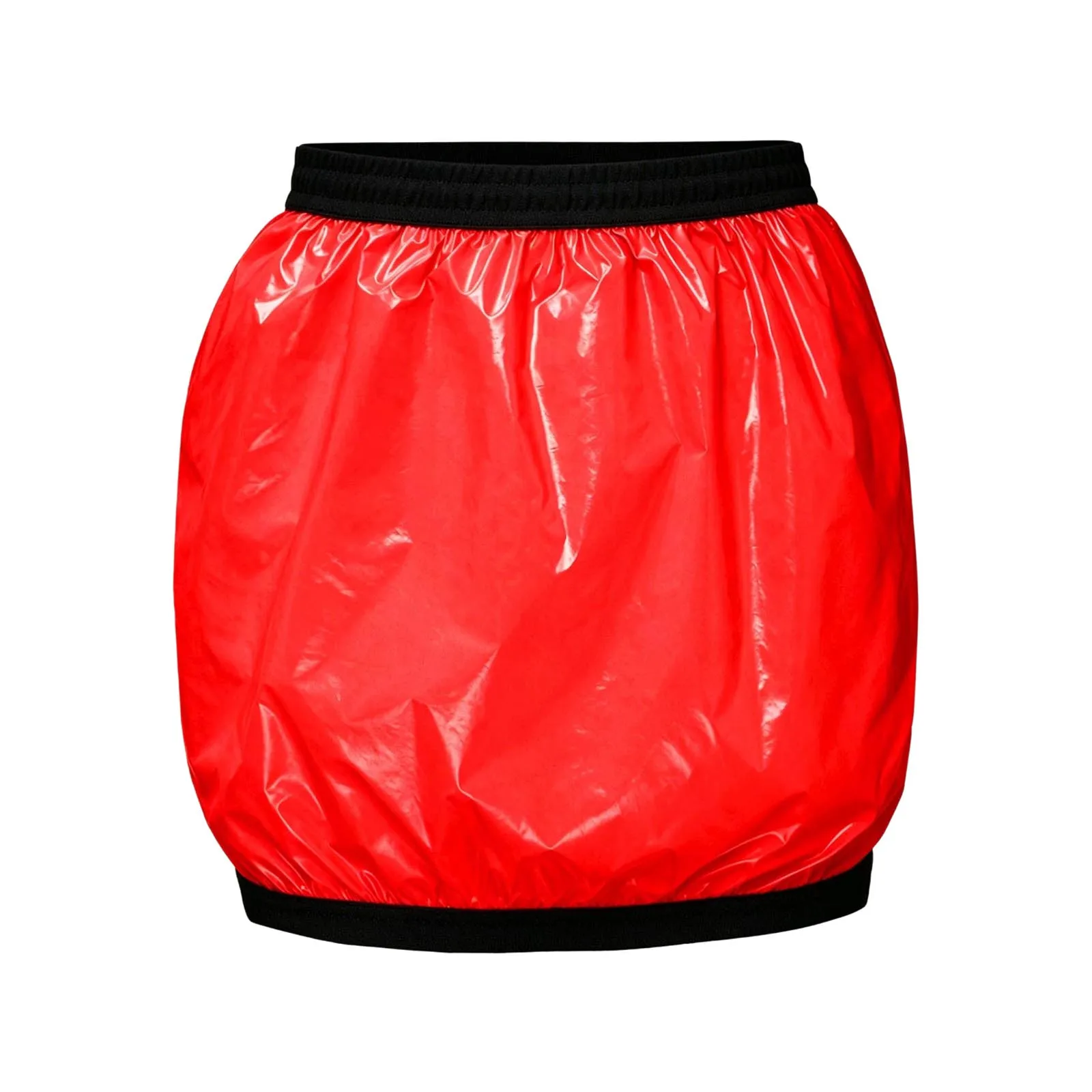 Womens Water Resistant Sports Half Mini Skirt Cover-up Yoga Tennis Athletic Skort Costume Hem Plastic Waterproof Miniskirt - 4