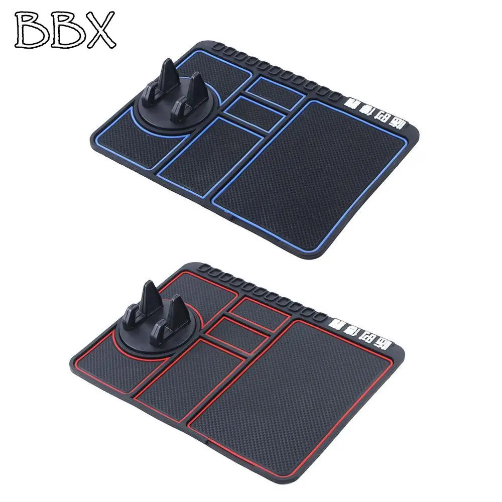 4 In 1 Silicone Car Anti-slip Mat Car Phone Holder Dashboard Phone Holder
