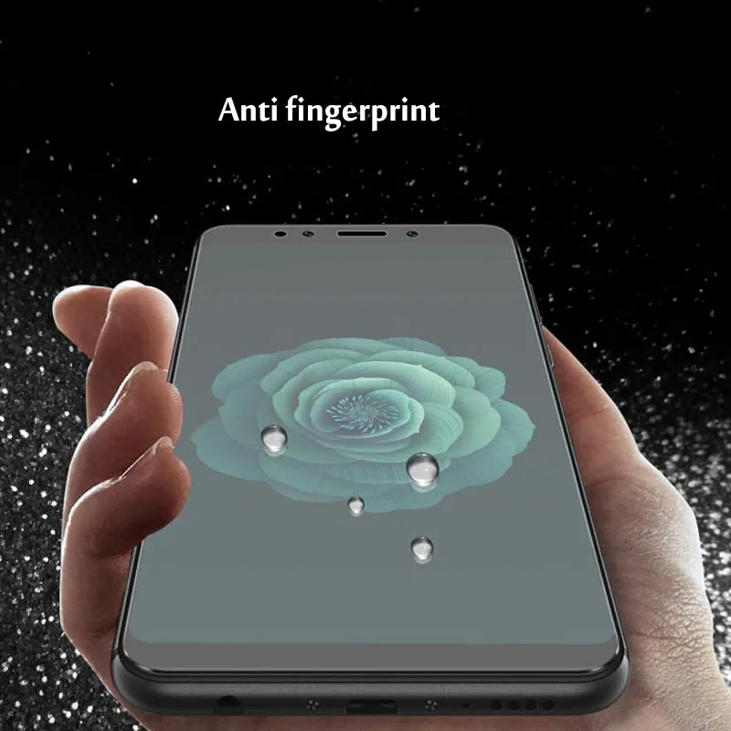 MicroData For Xioami Mi A3 A2 Lite Matte Frosted Tempered Glass No Fingerprint 9H Screen Protector Film for Xiaomi Mi 5X A1 6X