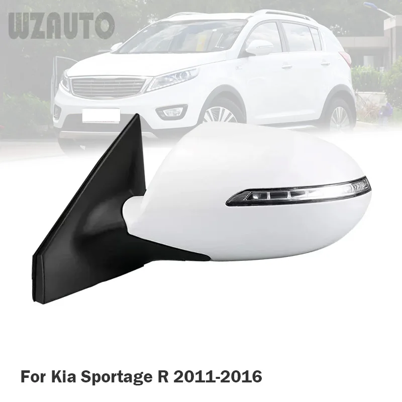 

Auto Door Wing Side Rearview Mirror Assembly For Kia Sportage R 2011 2012 2013 2014 2015 2016 7PINS Power Folding