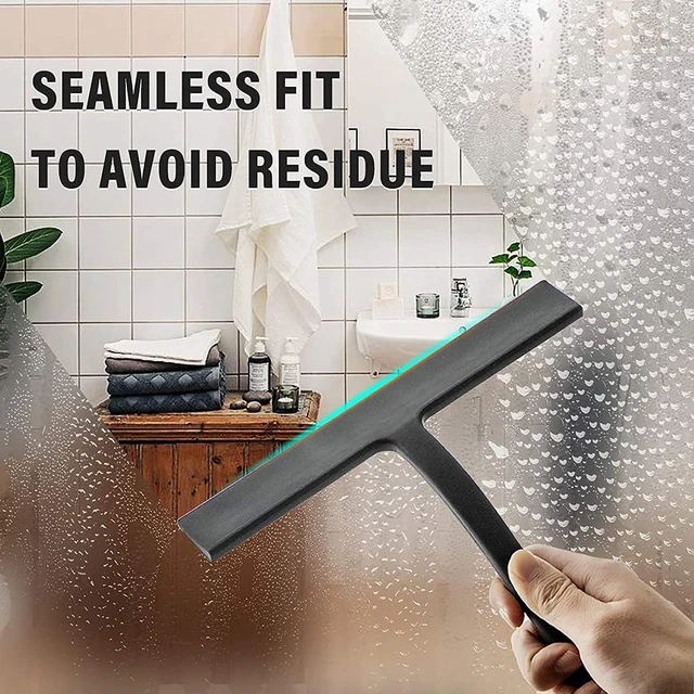 Multi-functional Shower Squeegee, Household Cleaning Tools, Mirror Wiper, Glass Window Cleaner Squeegee, Apply to tiles, Shower Doors, Bathroom, Mirro