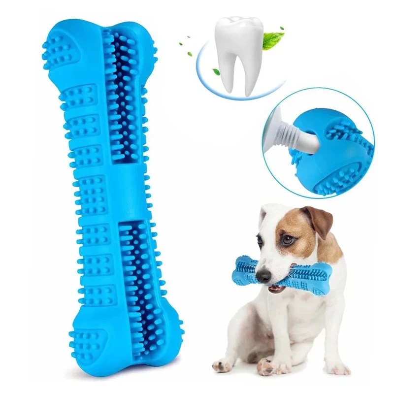 

Soft Rubber Dog Toothbrushes Puppy Chew Toy Dog Brush Stick 360 Degree Teeth Cleaning Toothpaste for Small Dogs Pet Toothbrush