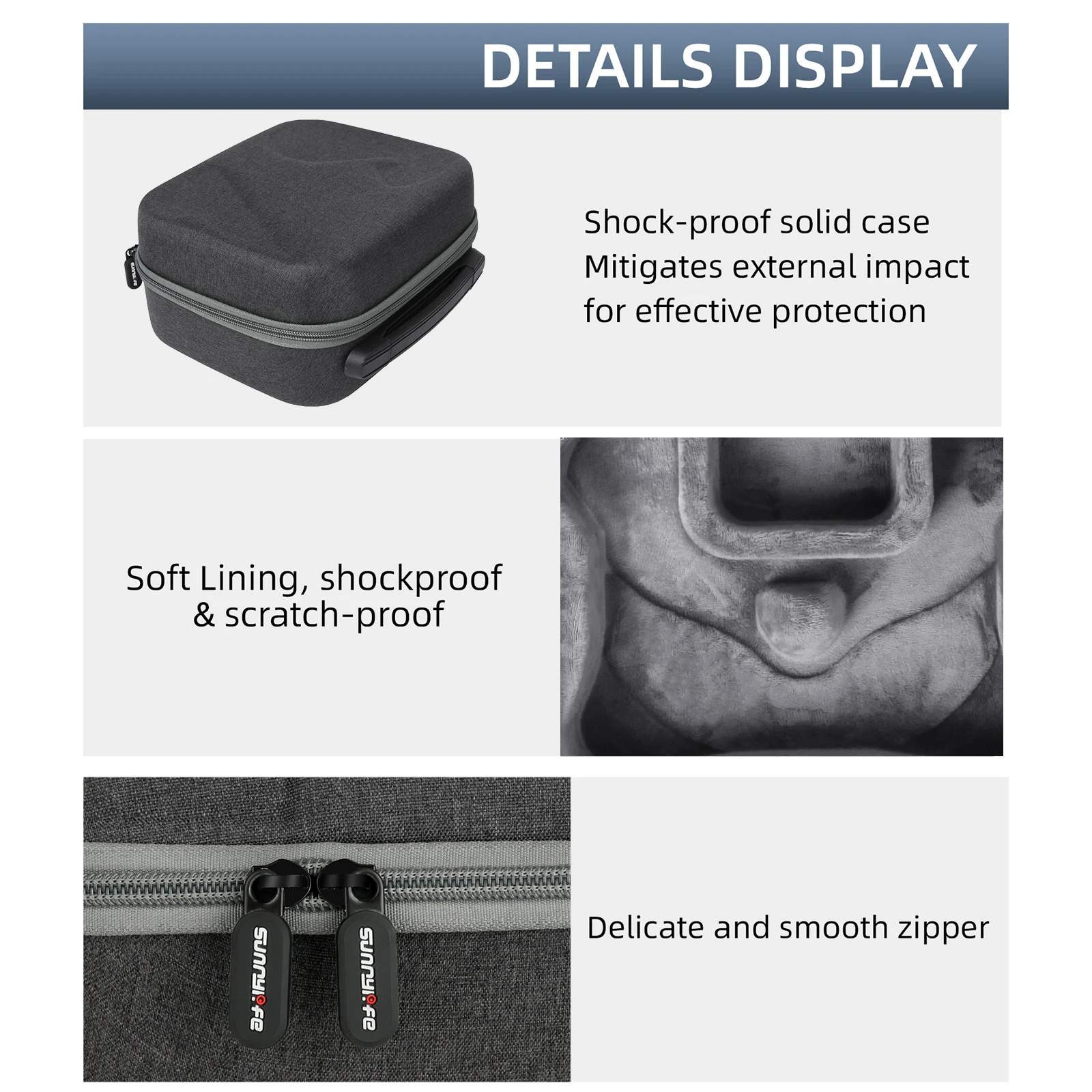 Portable Storage Bag Handheld Storage Carrying Bags RC Drone Accessories Travel Carrying Bags Protection for DJI Avata Goggles 2