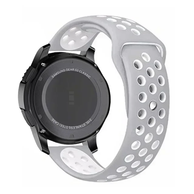 18mm Silicone Sport Watch Strap - Universal Fit Bracelet Band