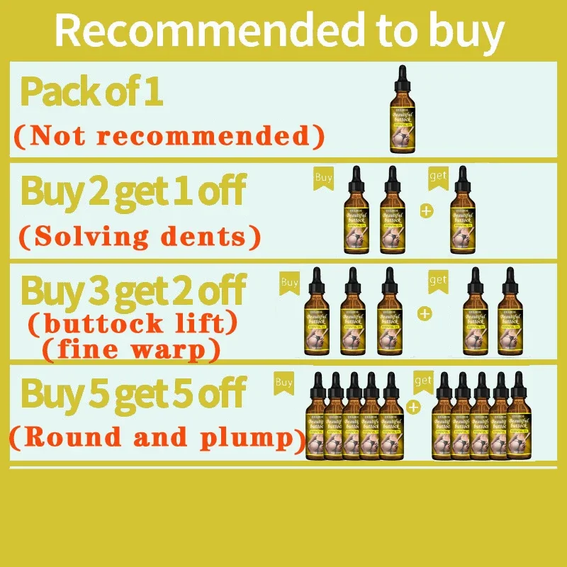 Butt Enhancement Cream Hip Buttock Essential Oils Fast Growth Butt Enhancer Breast Enlargement Body Sexy Care for Women Hip Lift