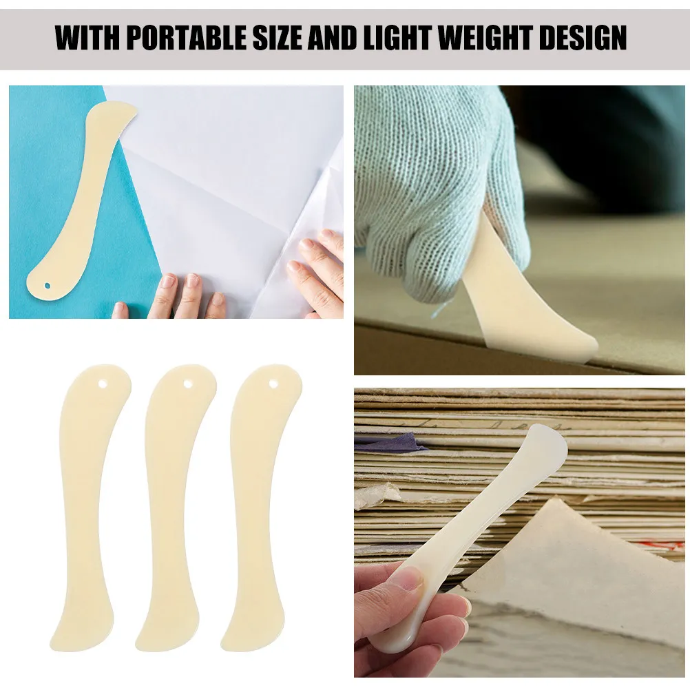 5개 플라스틱 본폴더 도구, 편지 개봉기, 종이 접는 도구, 종이 접기, 스코어링, 크리징, 스크랩북킹, 북바인딩, 공예용