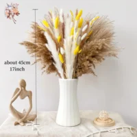 90Pcs Natural Dried Flowers Pampas Bouquet