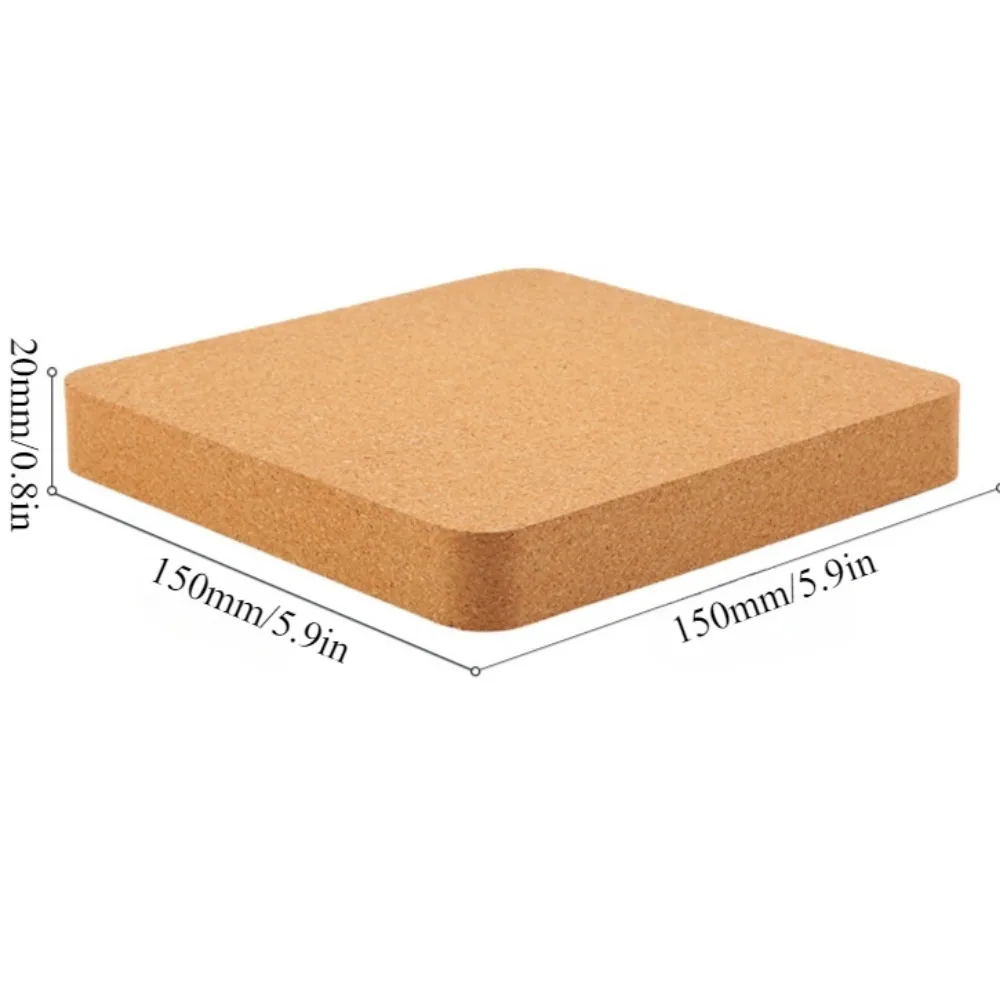 Cork Block Cork Punching Board Leather Stamping Pad Punching Mute Durable DIY Cork Sanding Block Punch Stamping Tool
