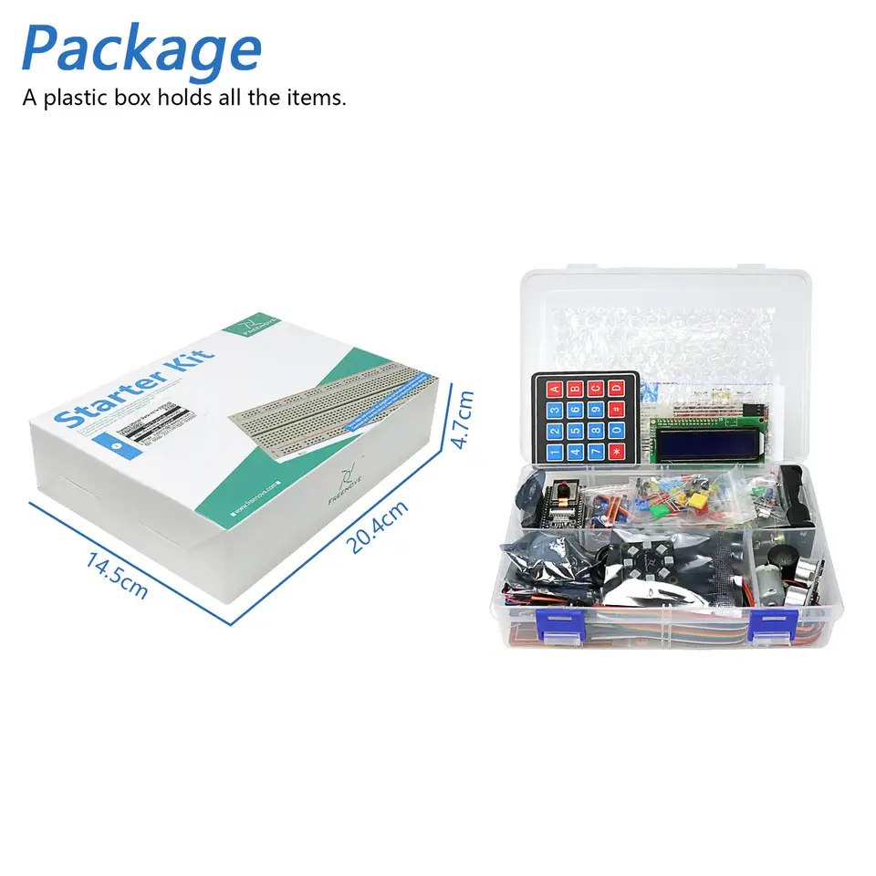 Freenove ESP32 ESP32-S3 Camera Ultimate Starter Kit, USB-OTG WiFi+BT, Python C Java, 828-Page Tutorial, 121 Projects, 243 Items image 6