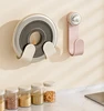 Suction Cup Rotating Pot Lid Rack Chopping Board Cutting Board Hooks Kitchen Multifunctional Nail-free  Wall Mounted Shelves 3