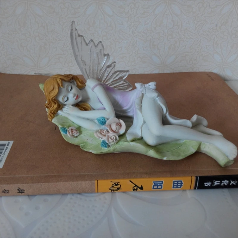

Home Decoration Accessories European Fairy Garden Ornament Crafts Christmas Gift Wedding Room New Forest Angel Ornaments