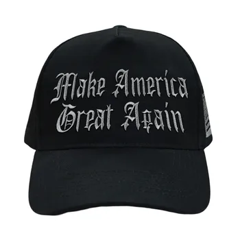Black Fashionable Adjustable Embroidered Baseball Cap Unisex 1