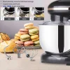 Stand Mixer Professional Kitchen Aid Food Blender Cream Whisk Cake Dough Mixers With Bowl Metal Gear Chef Machine Charm Sonifer 5