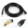 6m/8m/10m/15m 40MPa/5800PSI Auto Washer Hose High Pressure Water Cleaning Rubber Pipe Fit for Karcher K2 K3 K4 K5 4