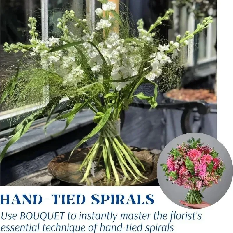 Spiral Ikebana Stem Holder Spiral Stem Holder For Vases DIY Bouquet Twister Flower Arrangement Flower Arranger
