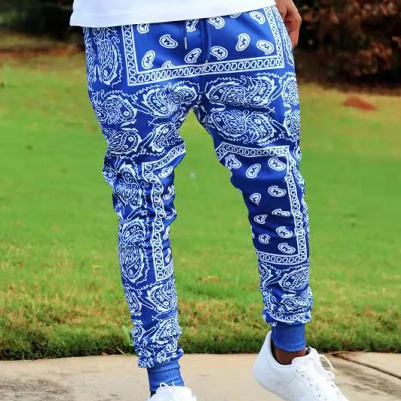 2024 Fashion Men 3D Printed Pants Fitness Casual Long Pants Men Workout Skinny Sweatpants Jogger Tracksuit Trousers