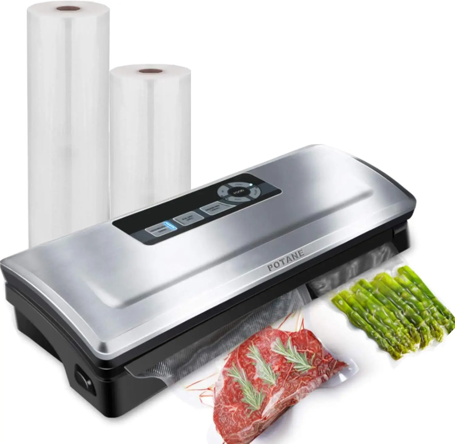 Sealer Machine, Powerful Pro Vacuum Food Sealer, 8-in-1 Easy Presets, 4 Food Modes, Dry&Moist&Soft&Delicate