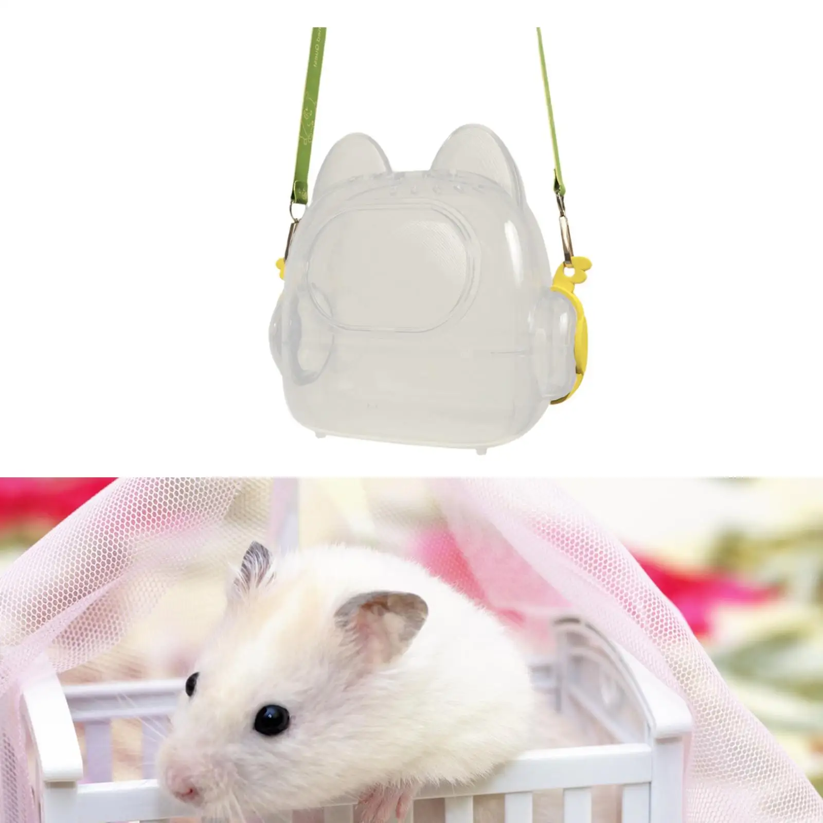 Hamster Travel Carrier Cage Habitat Traveling Transparent Chinchilla Cage for Hedgehog Vacation Small Animals Dwarf Hamster Mice Hamster Travel Carrier Cage Habitat Traveling Transparent Chinchilla Cage for Hedgehog Vacation Small Animals Dwarf Hamster Mice