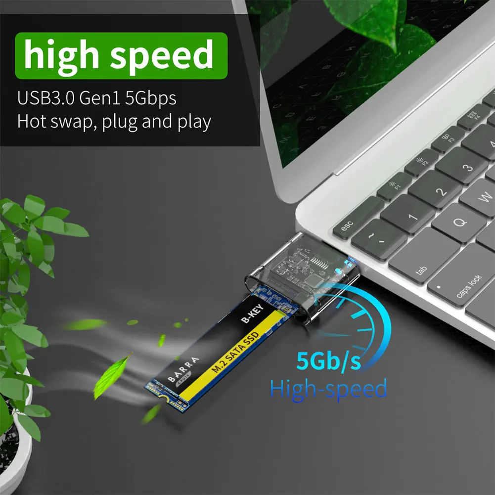External Hard Drive Enclosure Disk Case Box M2 SSD Case SATA Chassis High-speed USB 3.0 Adapter 5Gbps Gen 1 SSD Disk Box external hard drive case ssd enclosure hard drive enclosure hard disk case external hard drive box hdd case enclosure