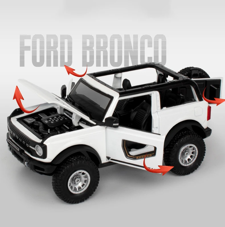 Ford Bronco Lima SUV 1:32 Ölçekli Model Araba