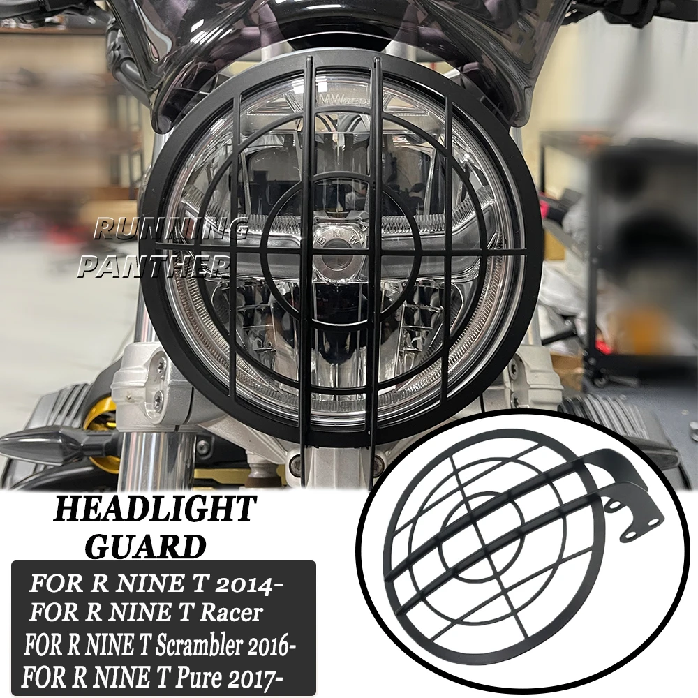 Per Bmw Rninet Racer R Ninet Scrambler Rninet Pure Moto Faro Head Light Guard Protector Cover Protection Grill R9T