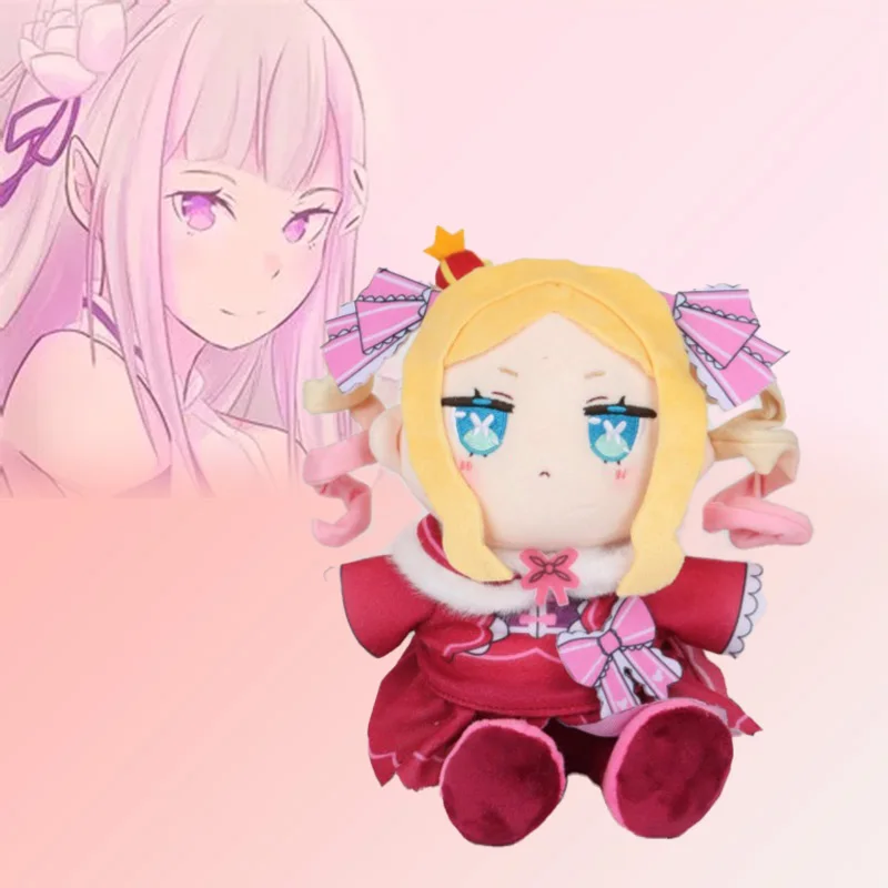 Neue Re:ZERO Beatrice Plüsch Anime Baumwolle Kawaii Cartoon Puppe Niedliche Figur Stoffpuppen Sammlerstücke Dekoration Weihnachtsgeschenke