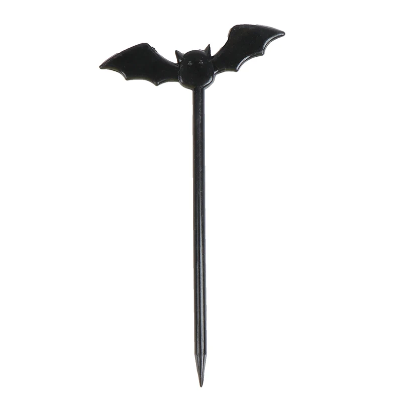 Description Picture 3 of item10pcs/set Cartoon Children Cake Dessert Pick Toothpick Lunch Pick Halloween Fruit Fork Food Fork Bento Lunches Party Decoration