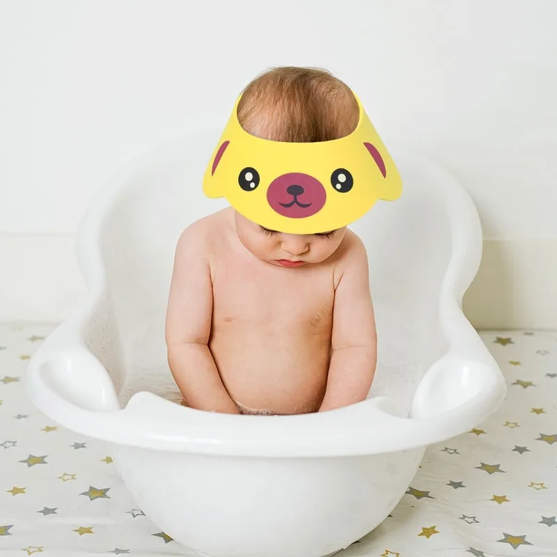 Baby Kids Cap Baby Shower Cap Bath Shower Hat Bath Visor Kids Wash Hair Shield Hat Protect Eyes Hair hair wash hat shampoo shower cap hair wash shield