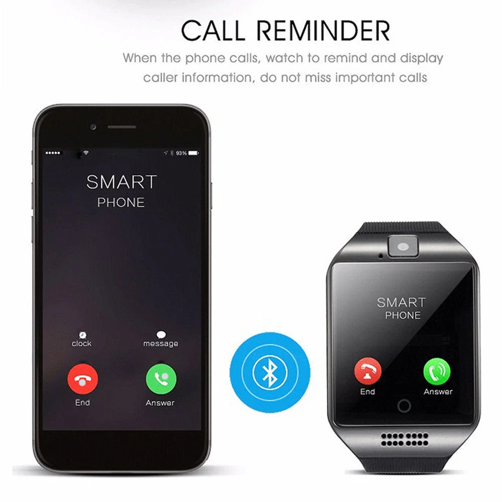 Hot selling Q18 smartwatch with SIM card, Bluetooth phone, photo taking, exercise, health, sleep monitoring_voghion.com