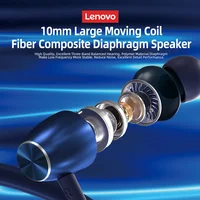 Lenovo Original HE05X Bluetooth Earphones Waterproof Earplugs Sports Headphones HIFI Sound Magnetic Neckband Headset with Mic - Image 5