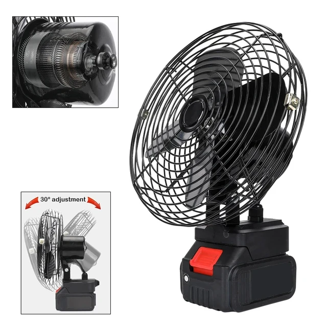 For BLACK+DECKER 18V Li-Ion Battery Portable Workshop Jobsite Camping Fan  Li-Ion Bare Tool Cordless Fan - AliExpress