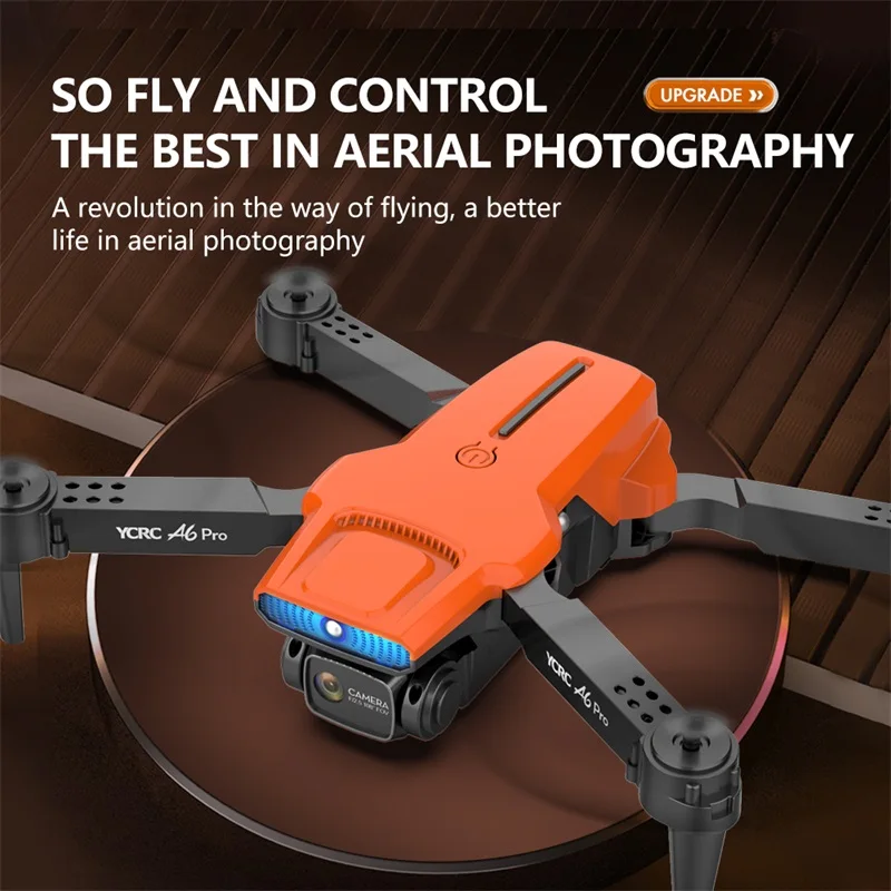 

New A6 Pro FPV Drones With Infrared Obstacle Avoidance Rc Helicopter 4k Profesional HD Dual Camera Drone Quadcopter Toys VS S85