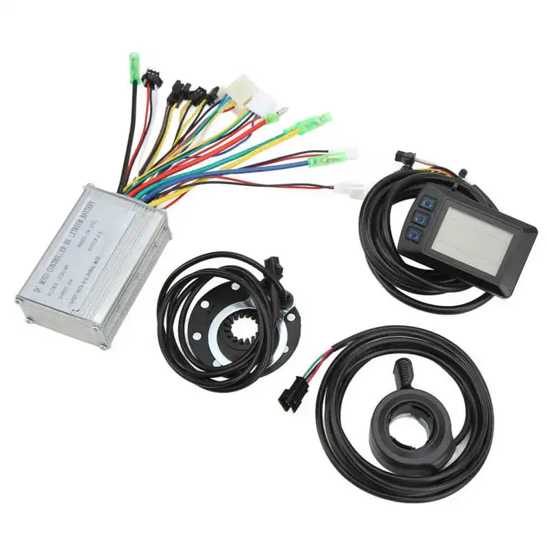 

Speed Controller Accurate Labor Saving Electric Bike Conversion Kit Metal Housing Reliable Sensitive for 250W Motor